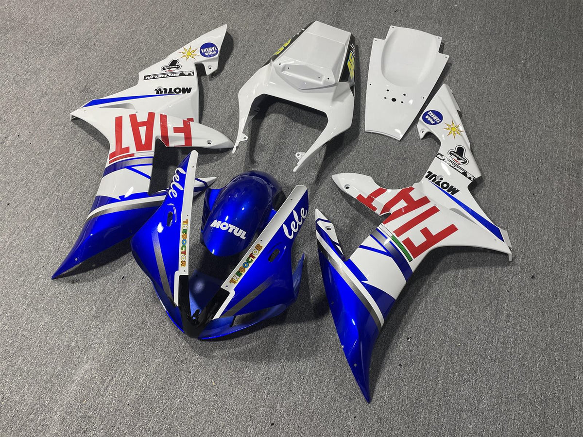YAMAHA YZF R1 02-03 Fairing Kit - Blue & White Sponsor Livery