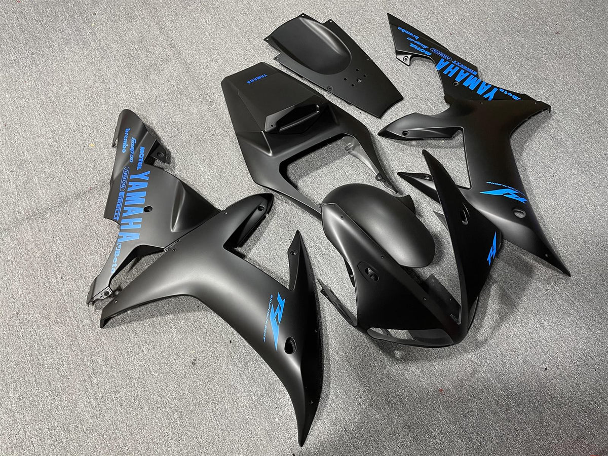 YAMAHA YZF R1 02-03 Fairing Kit - Matte Grey & Black