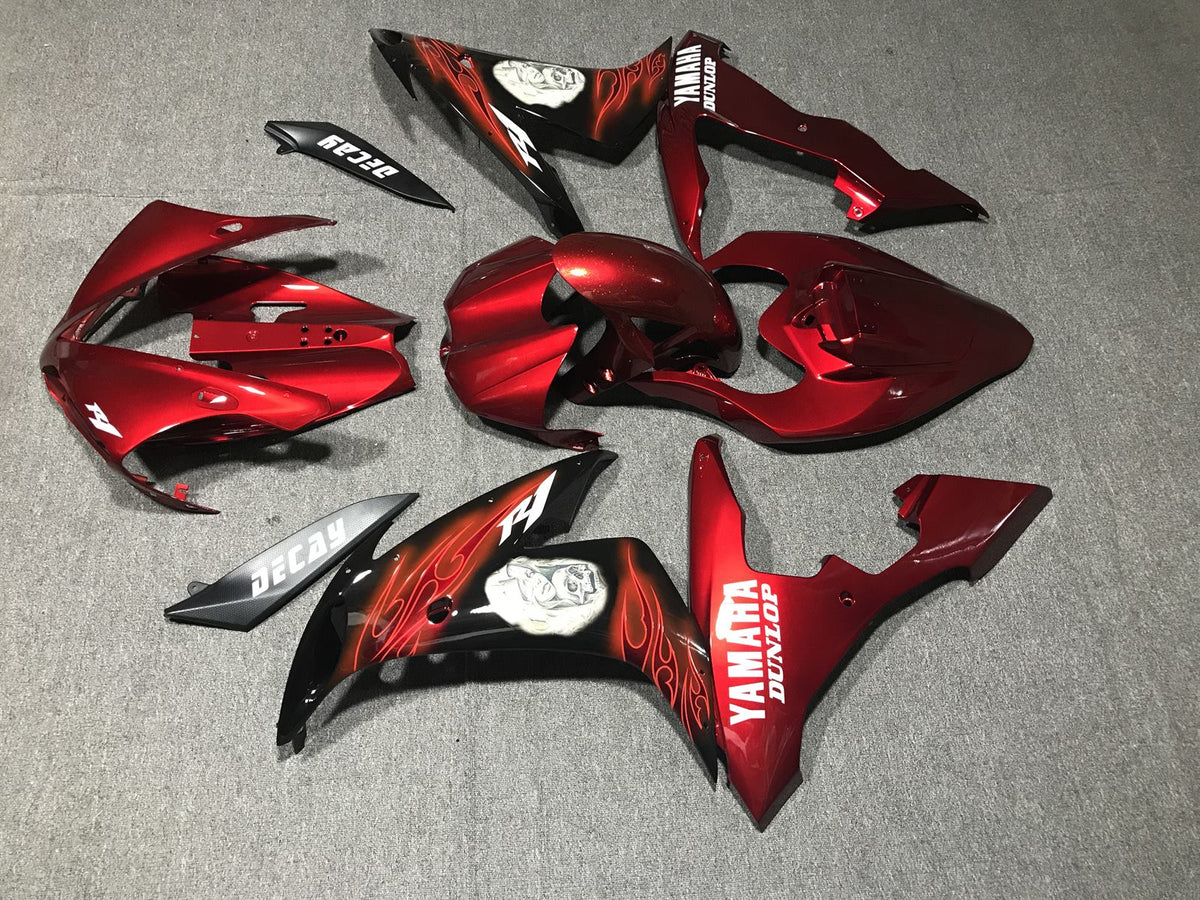 YAMAHA YZF R1 04-06 Fairing Kit - Red Black & White Race