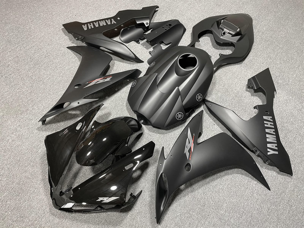 YAMAHA YZF R1 04-06 Fairing Kit - Matte Black & Grey