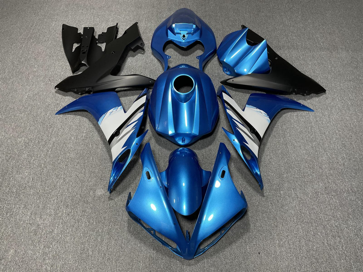 YAMAHA YZF R1 04-06 Fairing Kit - Blue & Black Race