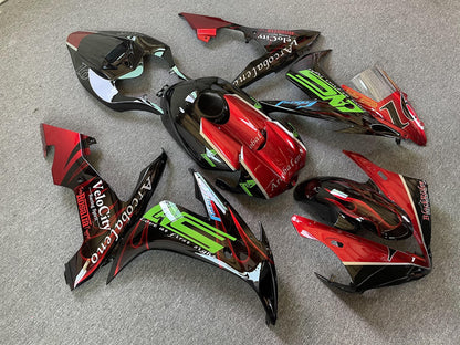 YAMAHA YZF R1 04-06 Fairing Kit - Red Green & Black Race