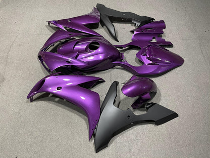 YAMAHA YZF R1 04-06 Fairing Kit - Purple & Matte Black