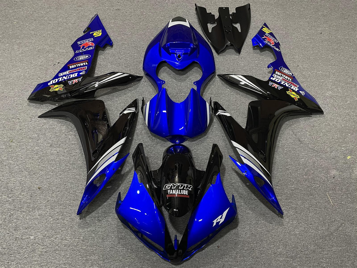 YAMAHA YZF R1 04-06 Fairing Kit - Blue Black & White Race