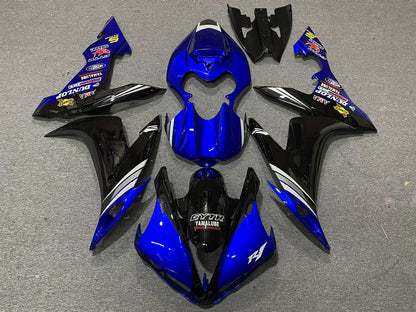 YAMAHA YZF R1 04-06 Fairing Kit - Blue Black & White Race