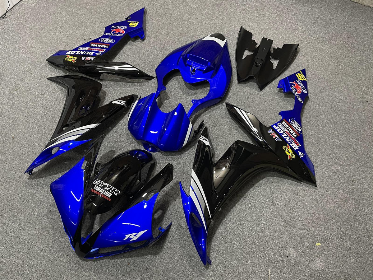 YAMAHA YZF R1 04-06 Fairing Kit - Blue Black & White Race