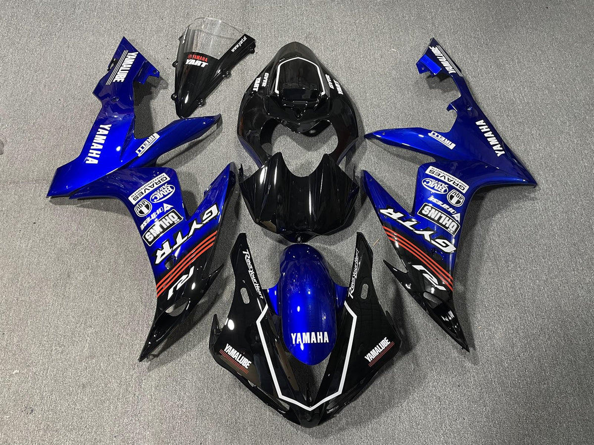 YAMAHA YZF R1 04-06 Fairing Kit - Blue Black & White Sponsor Livery