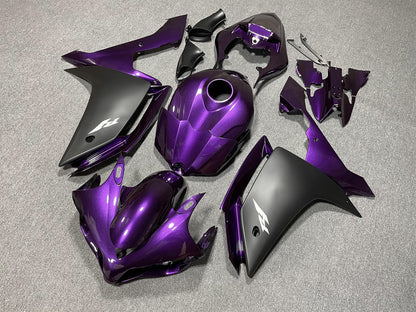 YAMAHA YZF R1 07-08 Fairing Kit - Purple & Matte Black