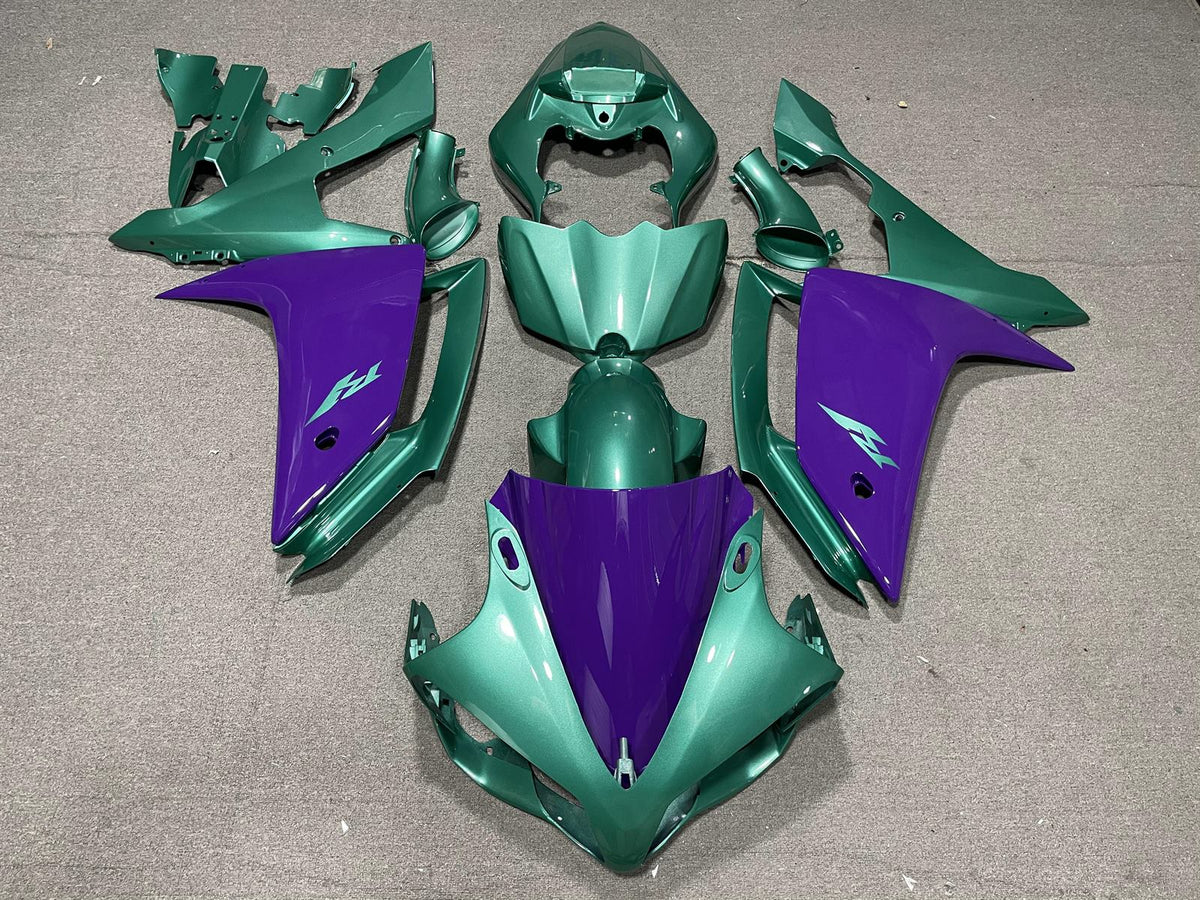 YAMAHA YZF R1 07-08 Fairing Kit - Teal & Purple