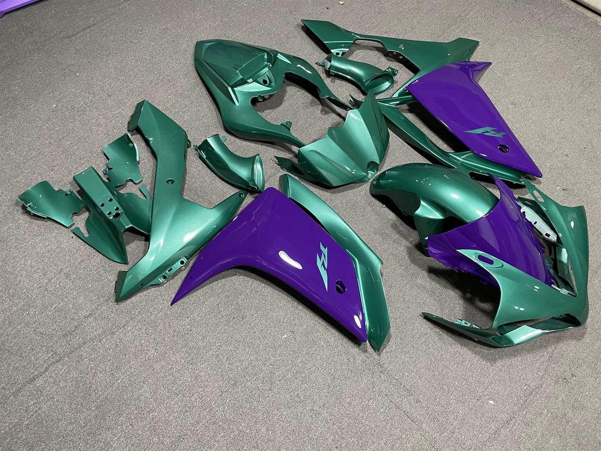 YAMAHA YZF R1 07-08 Fairing Kit - Teal & Purple