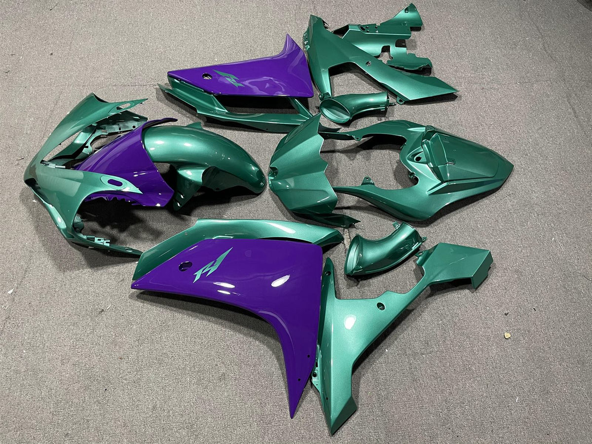 YAMAHA YZF R1 07-08 Fairing Kit - Teal & Purple