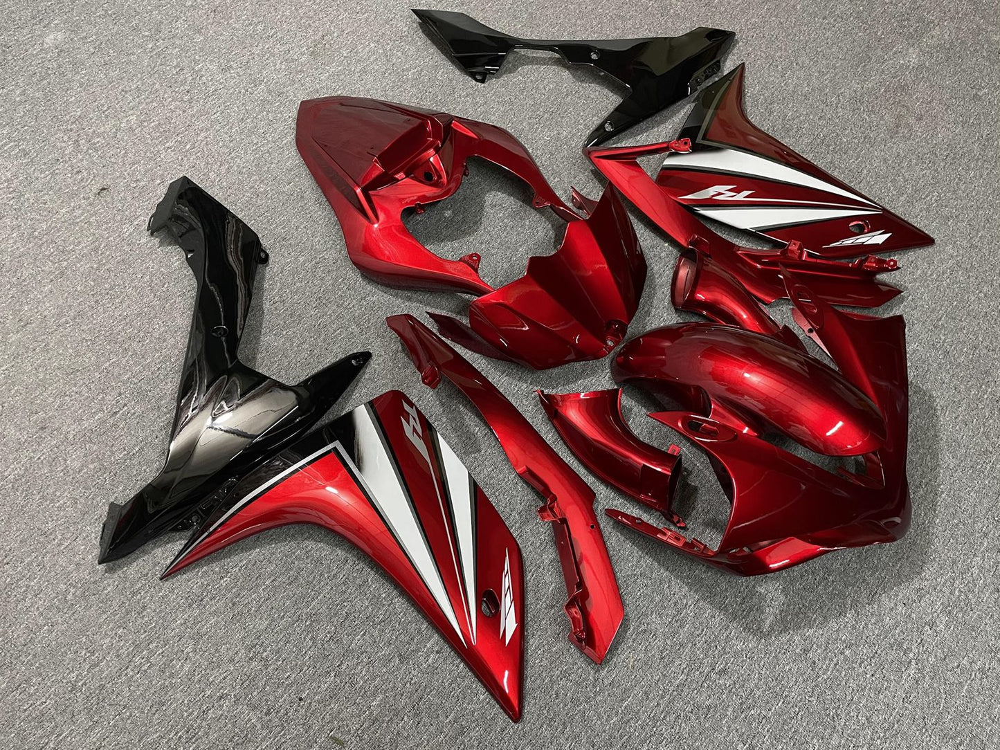 YAMAHA YZF R1 07-08 Fairing Kit - Candy Red White & Black