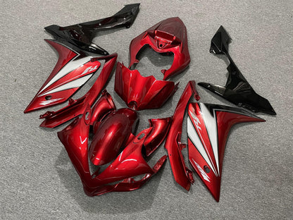 YAMAHA YZF R1 07-08 Fairing Kit - Candy Red White & Black