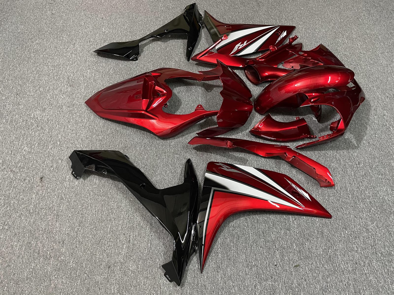 YAMAHA YZF R1 07-08 Fairing Kit - Candy Red White & Black