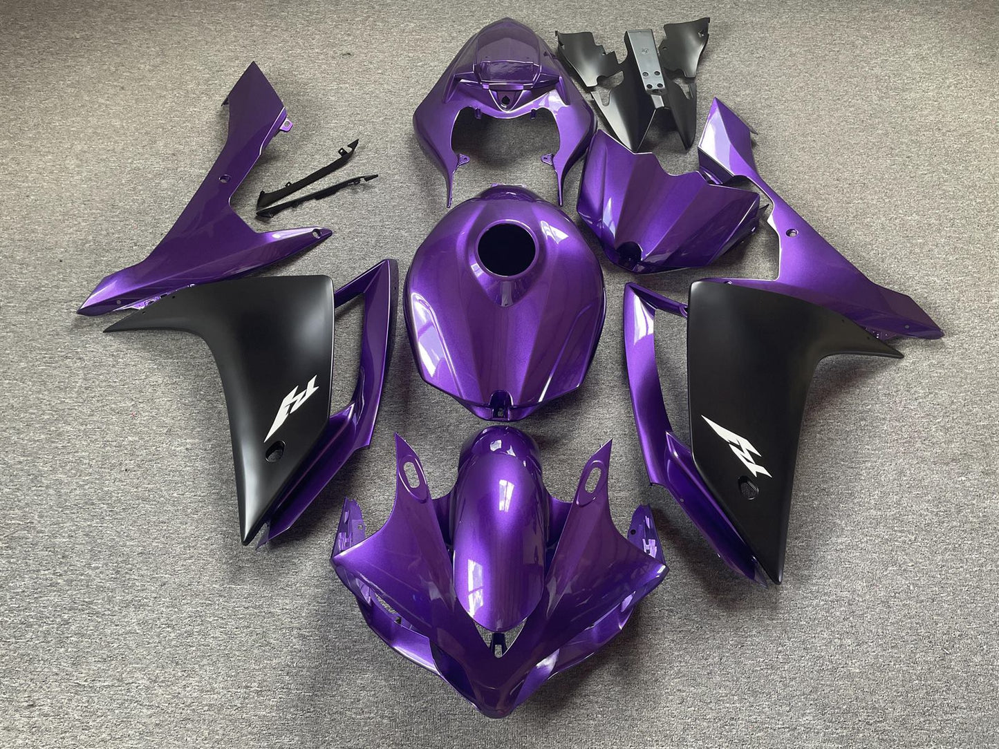 YAMAHA YZF R1 07-08 Fairing Kit - Purple & Grey