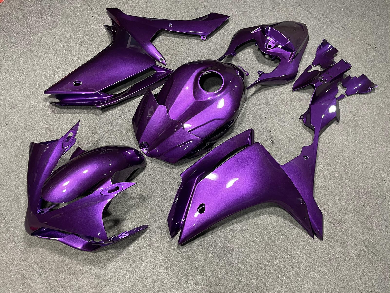 YAMAHA YZF R1 07-08 Fairing Kit - Deep Purple