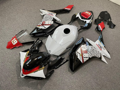 YAMAHA YZF R1 07-08 Fairing Kit - White Black & Red Race