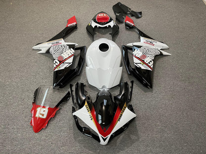 YAMAHA YZF R1 07-08 Fairing Kit - White Black & Red Race