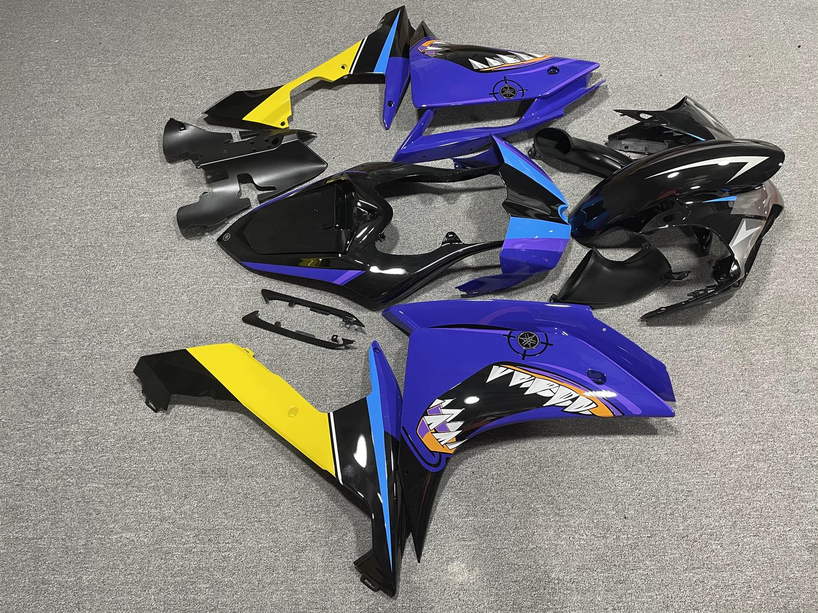 YAMAHA YZF R1 07-08 Fairing Kit - Blue Black & Yellow Race