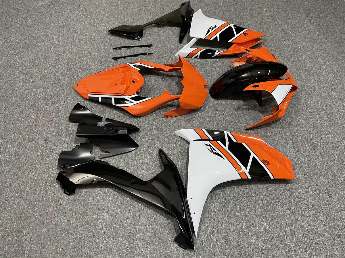 YAMAHA YZF R1 07-08 Fairing Kit - Orange White & Black