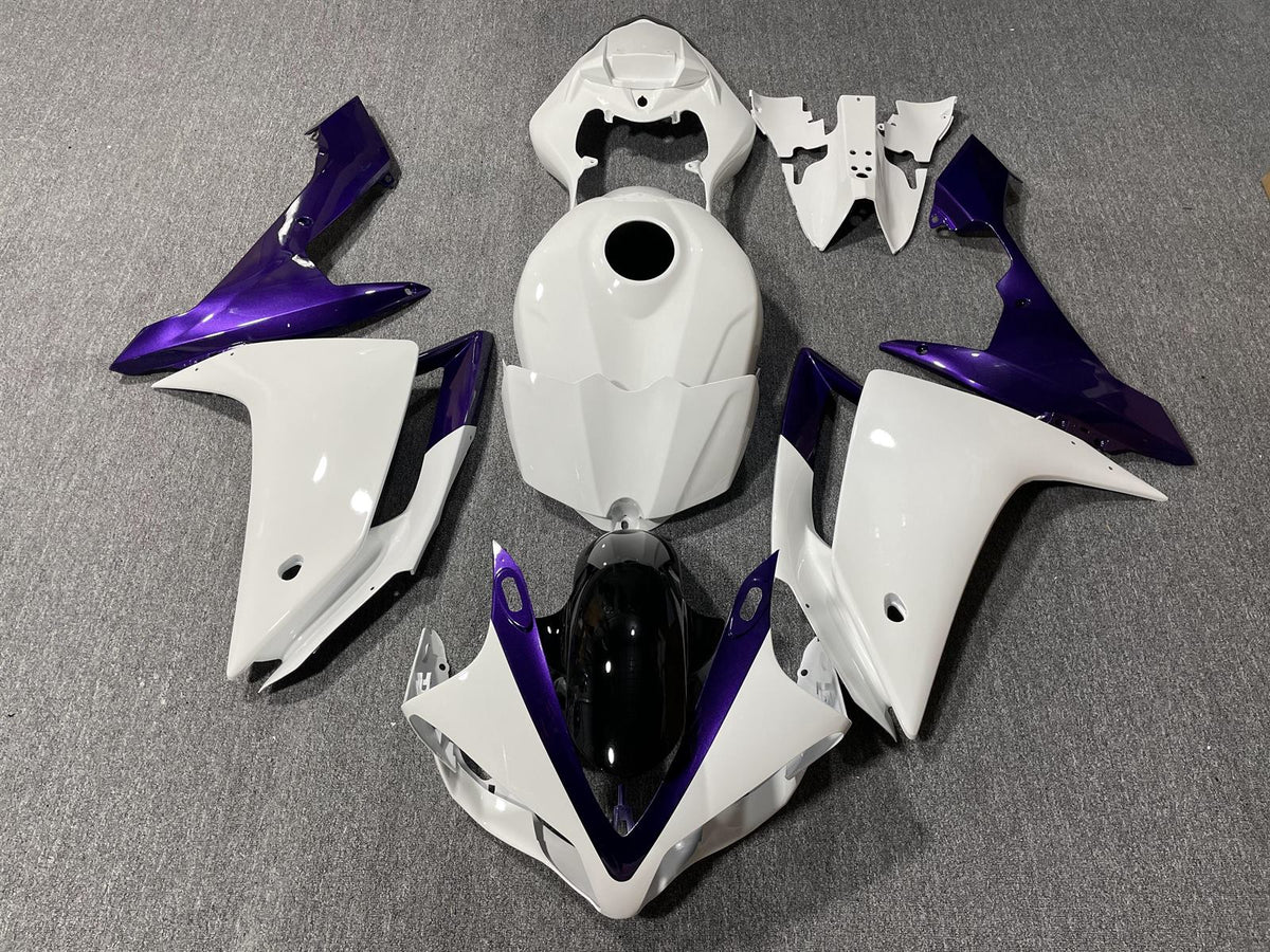 YAMAHA YZF R1 07-08 Fairing Kit - White Purple & Black