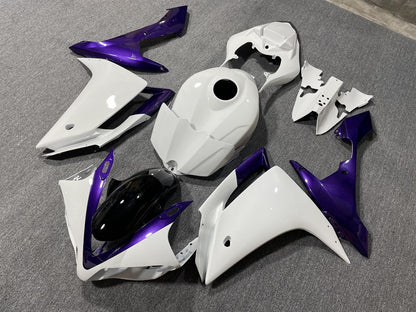 YAMAHA YZF R1 07-08 Fairing Kit - White Purple & Black