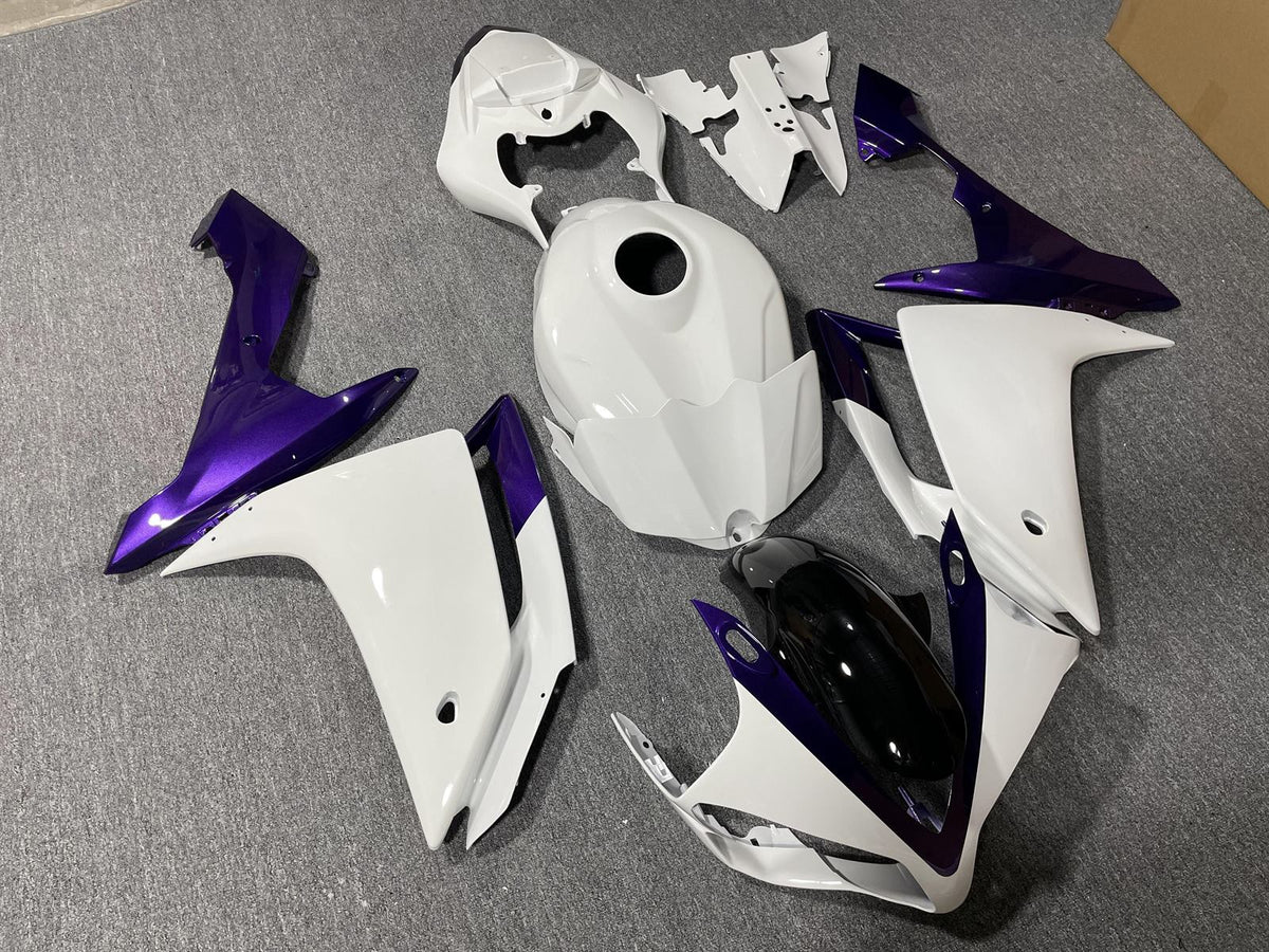 YAMAHA YZF R1 07-08 Fairing Kit - White Purple & Black