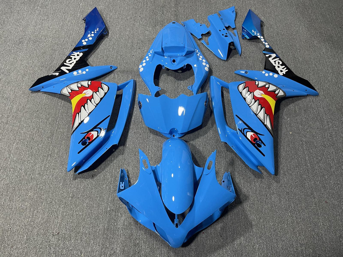 YAMAHA YZF R1 07-08 Fairing Kit - Sky Blue Shark Race