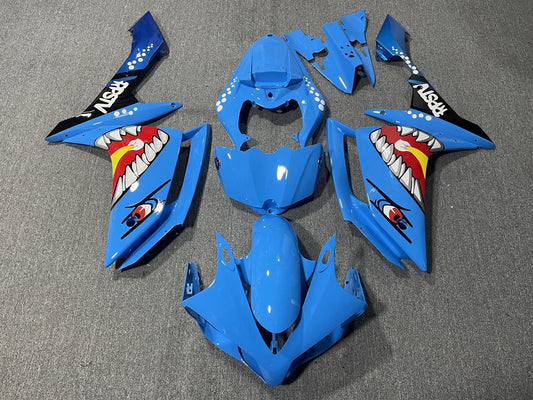 YAMAHA YZF R1 07-08 Fairing Kit - Sky Blue Shark Race