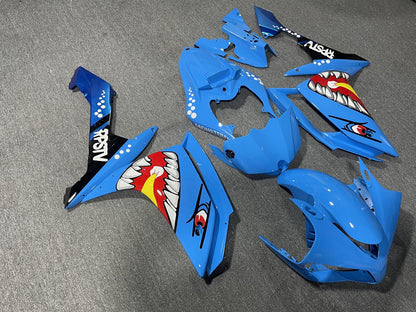 YAMAHA YZF R1 07-08 Fairing Kit - Sky Blue Shark Race
