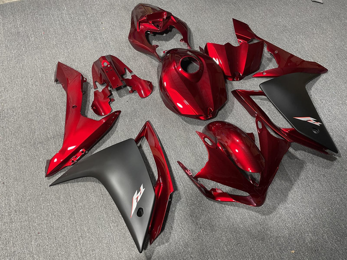 YAMAHA YZF R1 07-08 Fairing Kit - Candy Red & Grey