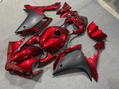 YAMAHA YZF R1 07-08 Fairing Kit - Candy Red & Matte Grey