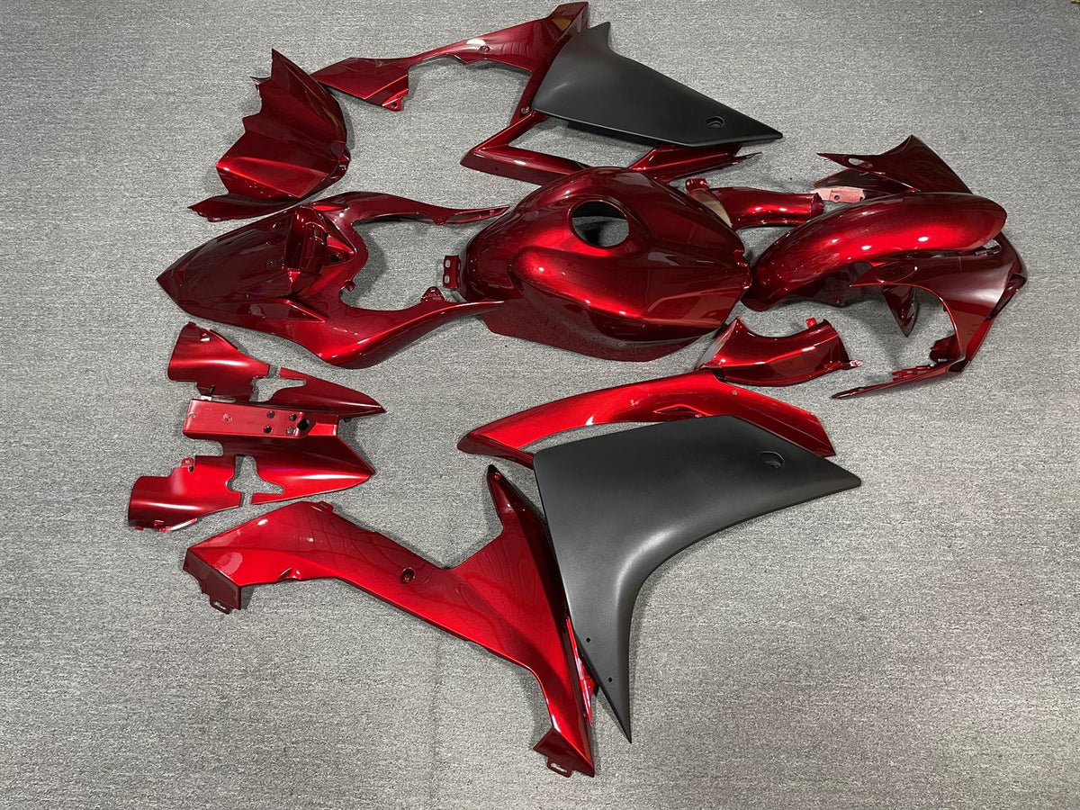 YAMAHA YZF R1 07-08 Fairing Kit - Candy Red & Matte Grey
