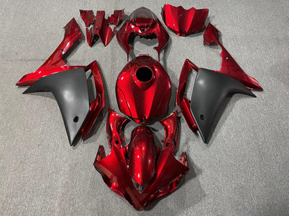 YAMAHA YZF R1 07-08 Fairing Kit - Candy Red & Matte Grey