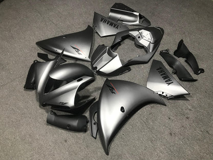 YAMAHA YZF R1 12-14 Fairing Kit - Matte Silver & Black