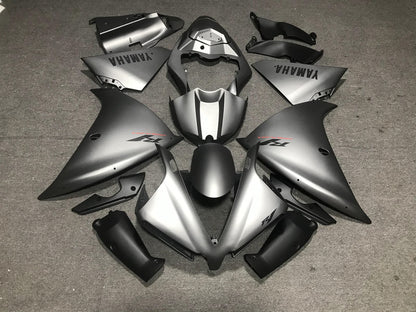 YAMAHA YZF R1 12-14 Fairing Kit - Matte Silver & Black