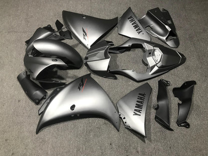YAMAHA YZF R1 12-14 Fairing Kit - Matte Silver & Black