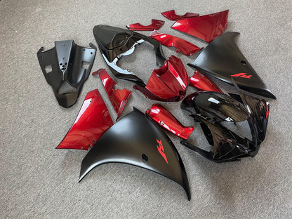 YAMAHA YZF R1 12-14 Fairing Kit - Candy Red & Matte Black