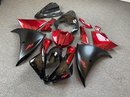 YAMAHA YZF R1 12-14 Fairing Kit - Candy Red & Matte Black