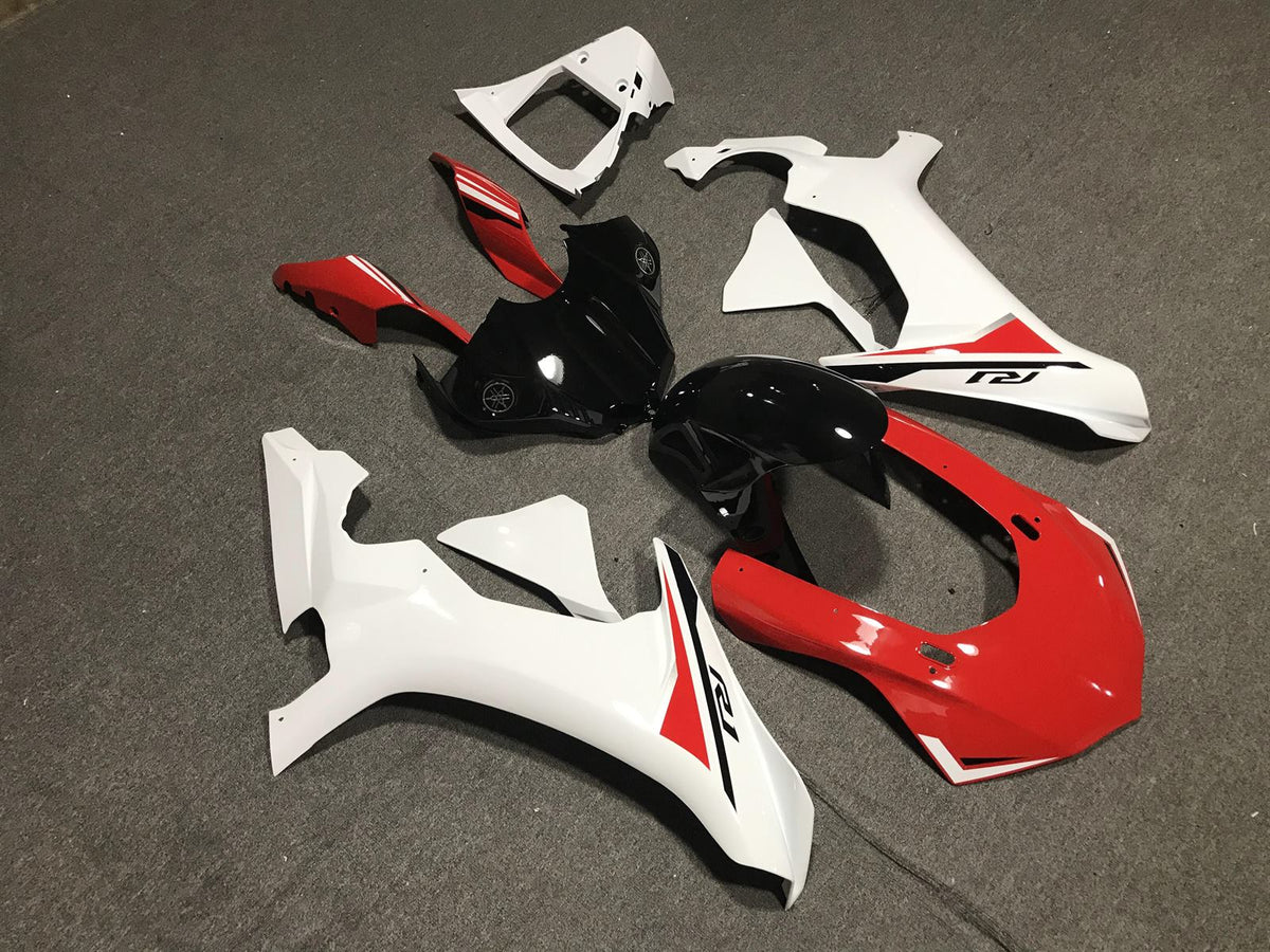 YAMAHA YZF R1 15-19 Fairing Kit - White Red & Black