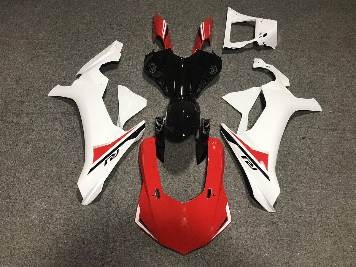 YAMAHA YZF R1 15-19 Fairing Kit - White Red & Black