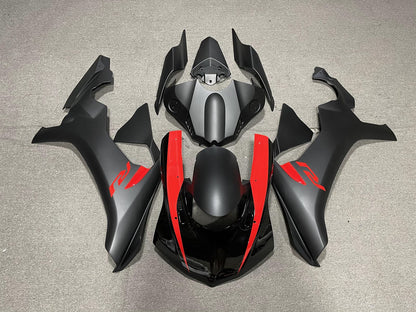 YAMAHA YZF R1 15-19 Fairing Kit - Matte Black & Red Line