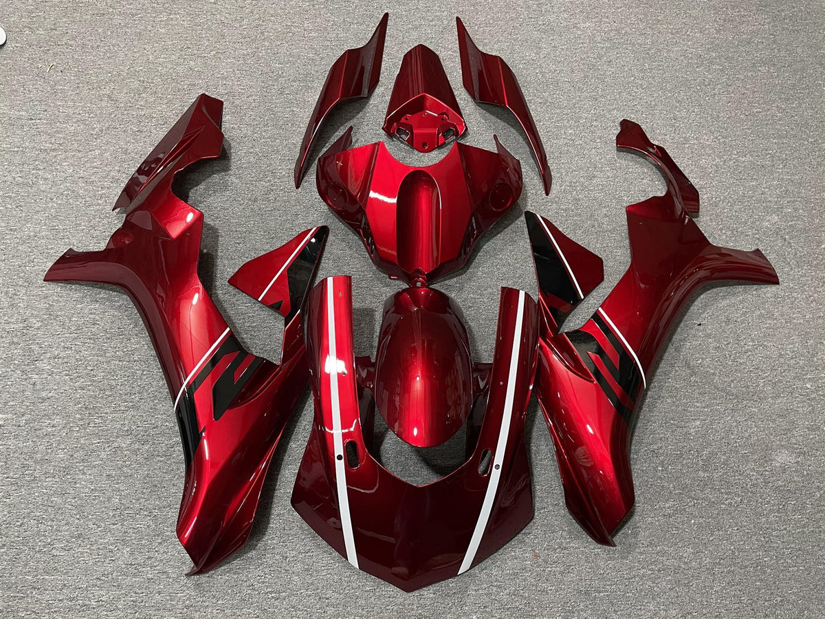 YAMAHA YZF R1 15-19 Fairing Kit - Candy Red & White