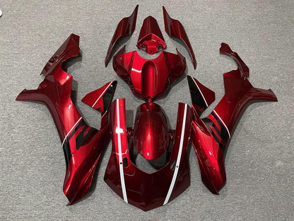 YAMAHA YZF R1 15-19 Fairing Kit - Candy Red & White