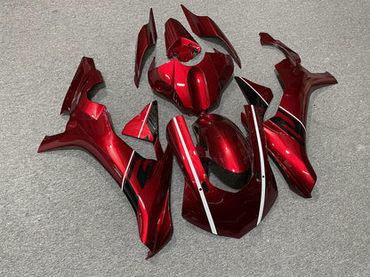 YAMAHA YZF R1 15-19 Fairing Kit - Candy Red & White
