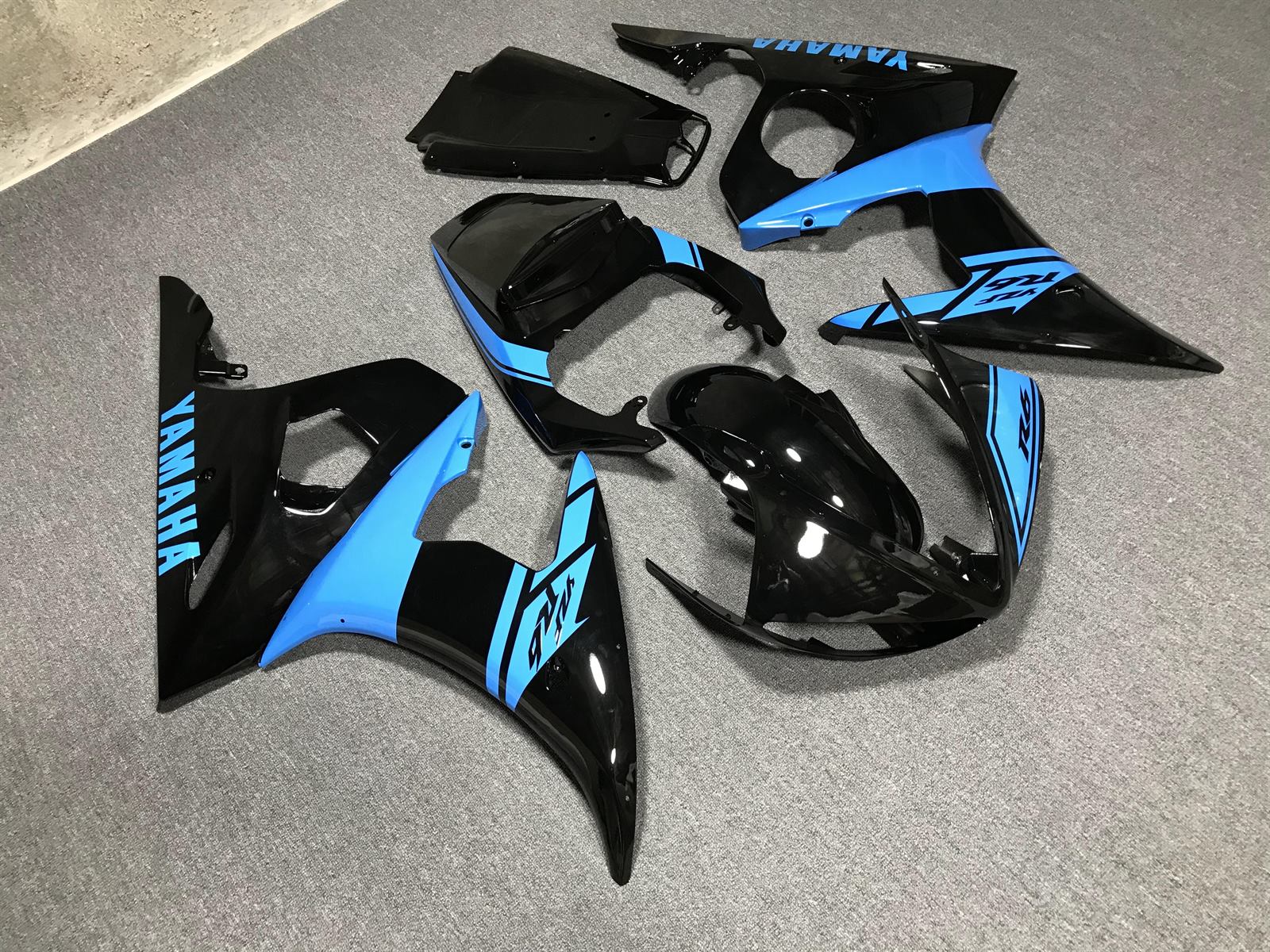 YAMAHA YZF R6 03-04 Fairing Kit - Sky Blue & Black