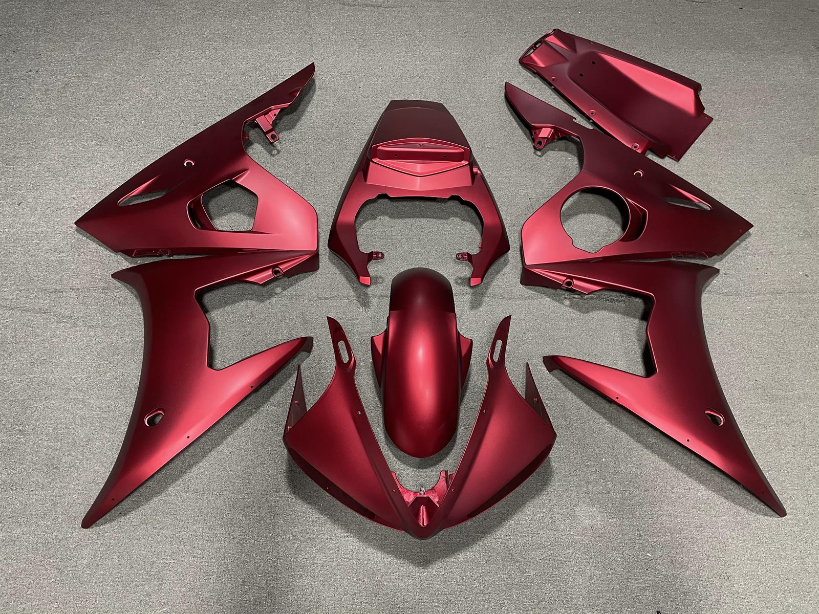 YAMAHA YZF R6 03-04 Fairing Kit - Matte Burgundy
