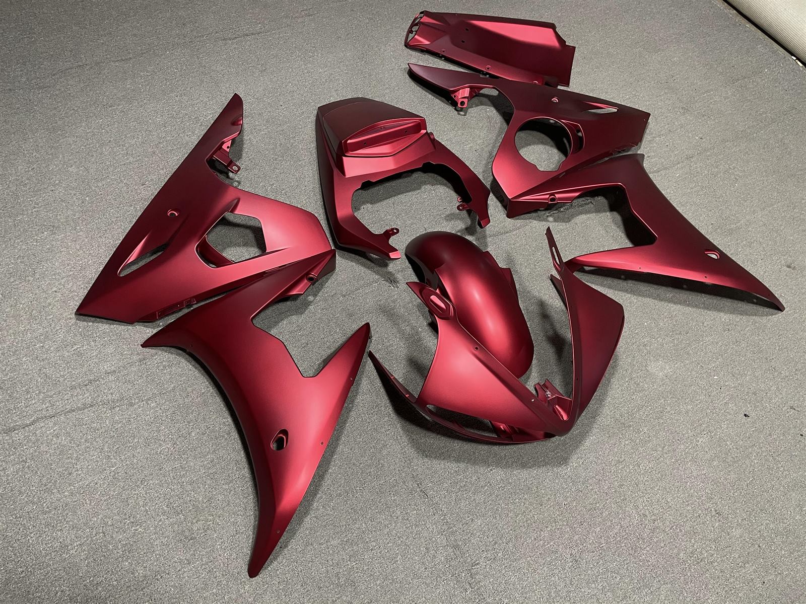 YAMAHA YZF R6 03-04 Fairing Kit - Matte Burgundy