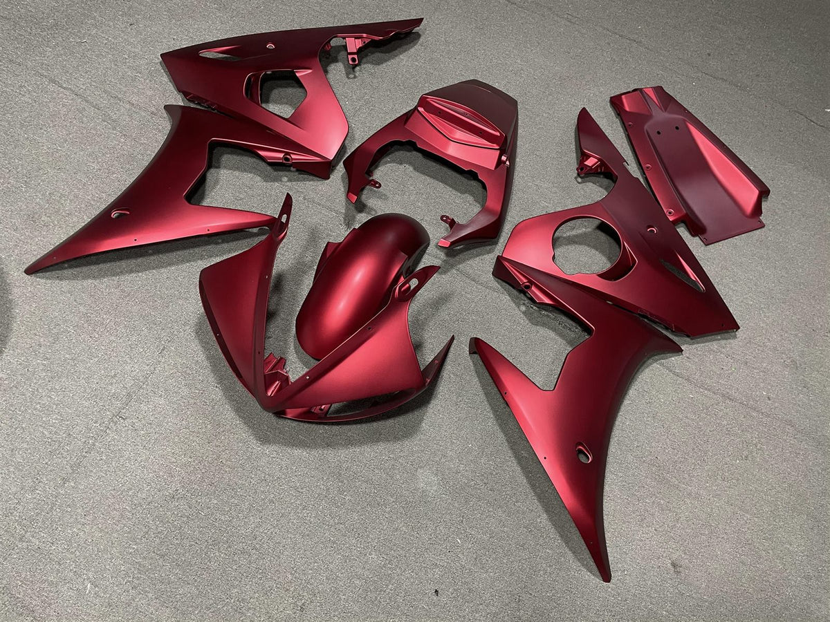 YAMAHA YZF R6 03-04 Fairing Kit - Matte Burgundy