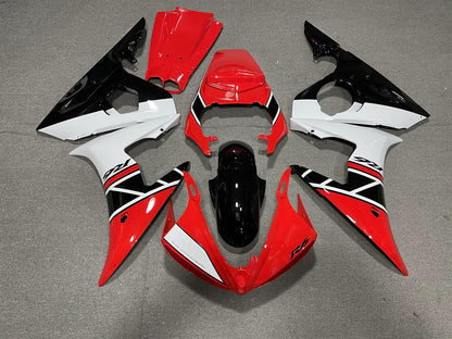 YAMAHA YZF R6 03-04 Fairing Kit - Red White & Black